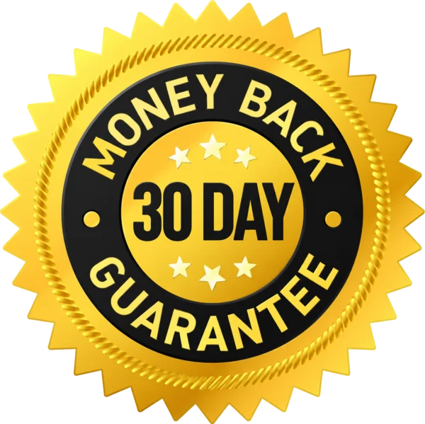 30 Day Money Back Guarantee badge